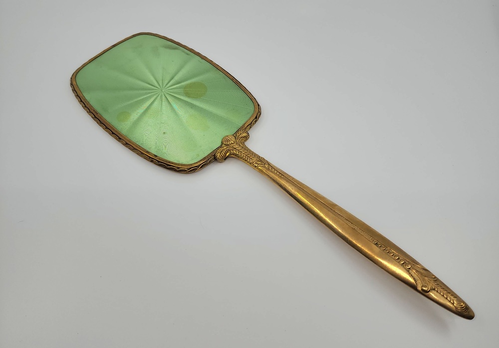 Aft Deco Style Vintage Hand Mirror